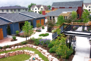 The Holiday community's co-housing units.